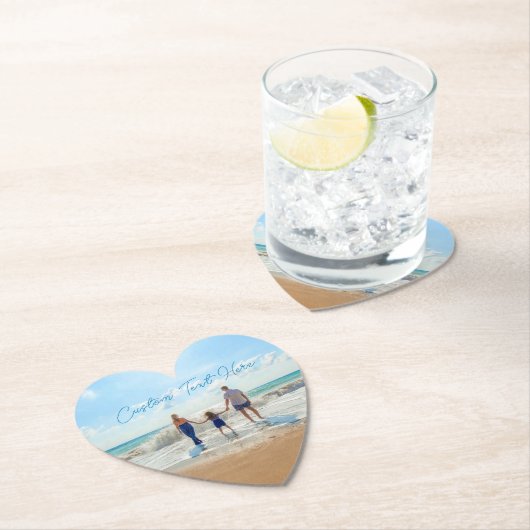 Aangepast fotopapier Onderzetter uw foto's en teks (Insitu)