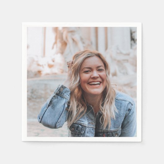 Aangepast fotopapier servet (Voorkant)