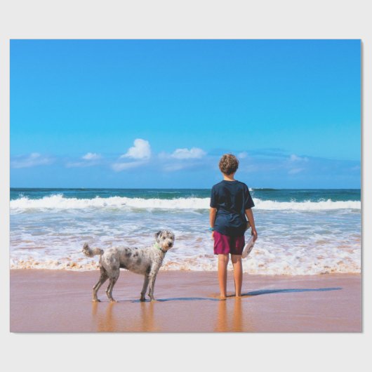 Aangepast fotopapier voor eigen ontwerp cadeaupapier (Vlak)