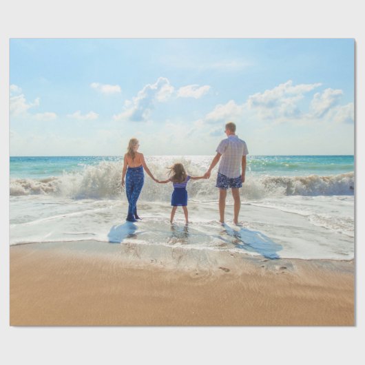 Aangepast fotopapier voor eigen ontwerp cadeaupapier (Vlak)