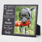 Aangepast fotopapier voor labrador Memorial Fotoplaat (Zijkant)