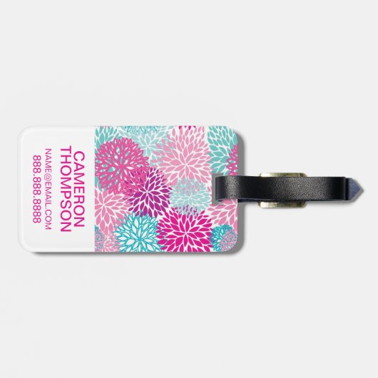 Aangepast fotopatroon 2 bagagelabel (Achterkant horizontaal)