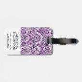 Aangepast  fotopatroon bagagelabel (Achterkant horizontaal)