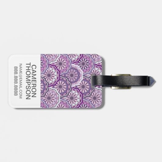 Aangepast fotopatroon bagagelabel (Achterkant horizontaal)