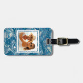 Aangepast fotopatroon voor tropisch Zee Bagagelabel (Voorkant horizontaal)