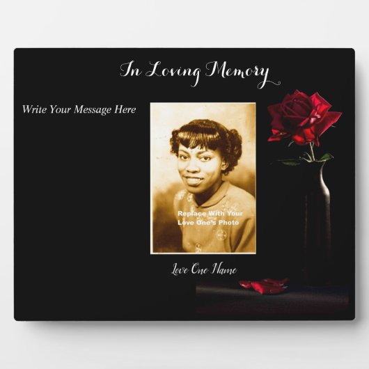 Aangepast fotoplak fotoplaat (Voorkant)