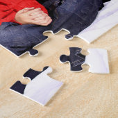 Aangepast fotoportret voor familie legpuzzel (Zijkant)