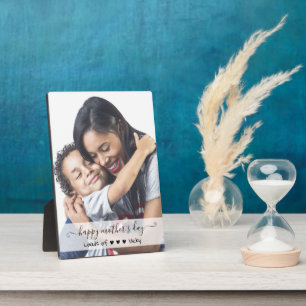 Aangepast fotoscript Happy Mothers Day Fotoplaat