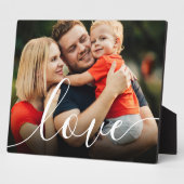 Aangepast Fotoscript Liefde Fotoplaat (Zijkant)