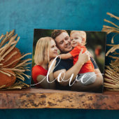 Aangepast Fotoscript Liefde Fotoplaat (Zijkant)