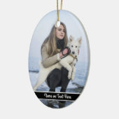 Aangepast fotosjabloon voor beugel en meisje keramisch ornament (Links)