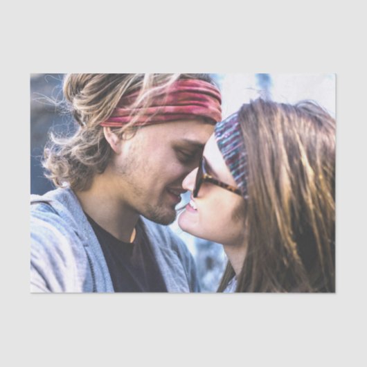 Aangepast fotosjabloonontwerp tissuepapier (Voorkant)