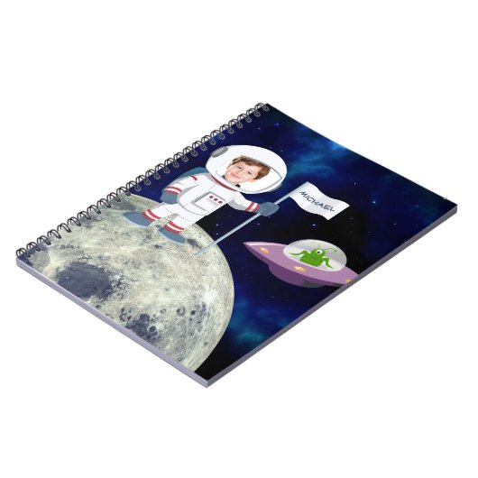 Aangepast fototeam op Moon Kinder Notitieboek (Linkerzijde)