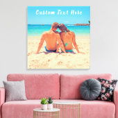 Aangepast fototekstcanvas print je liefdesfoto's a (Insitu (Woonkamer))