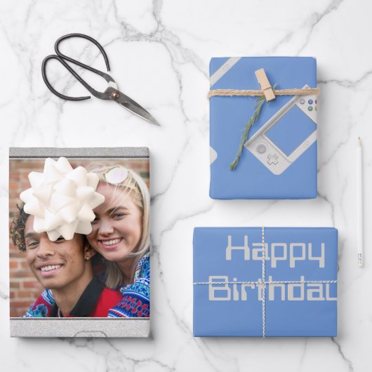 Aangepast fototeksthandheld Electronic Game Device Inpakpapier Vel (Voorkant)