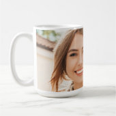 Aangepast fototekstontwerp koffiemok (Links)