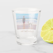 Aangepast fototekstscherm - Uw vakantiegericht Shot Glas (Achterkant)