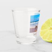 Aangepast fototekstscherm - Uw vakantiegericht Shot Glas (Links)