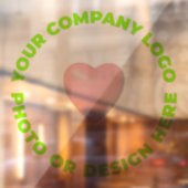 Aangepast fotovenster met DEEL TRANSPARANT 24-inch Raamsticker (Vel 2)