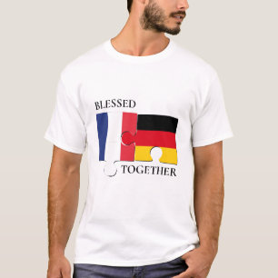 Aangepast FRANCE DUITSLAND Blessed T-shirt
