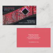 Aangepast Frans Computer Visitekaartje (Voorkant / Achterkant)