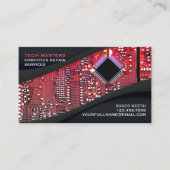 Aangepast Frans Computer Visitekaartje (Voorkant)