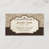 Aangepast Frans Parisian Macarons Dessert Bake Sto Visitekaartje (Achterkant)