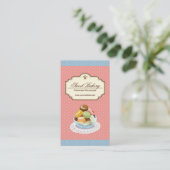 Aangepast Frans Parisian Macarons Dessert Store Visitekaartje (Staand voorkant)