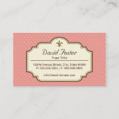 Aangepast Frans Parisian Macarons Dessert Store Visitekaartje (Achterkant)