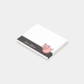 Aangepast Funny Fat Pink-blocnote Post-it® Notes (Schuin)