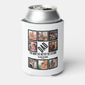 Aangepast Funny Fathers dag Papa gift 8 Foto Colla Blikjeskoeler (Blikje Achterkant)