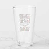 Aangepast Funny Fathers dag Papa gift 8 Foto Colla Glas (Achterkant)