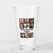 Aangepast Funny Fathers dag Papa gift 8 Foto Colla Glas (Voorkant)