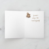 Aangepast, Funny Retirement, Otter, Waterverf Anim Kaart (Binnen)