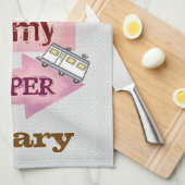 Aangepast Funny RVing Trailer Camp Kitchen Towels Theedoek (Quarter Fold)