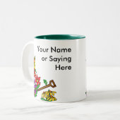 Aangepast Gardener-Gezegde Tweekleurige Koffiemok (Voorkant links)