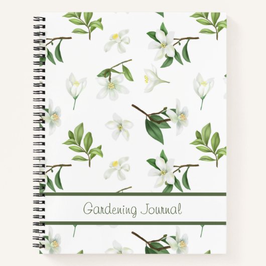 Aangepast Gardening Journal Notitieboek (Voorkant)