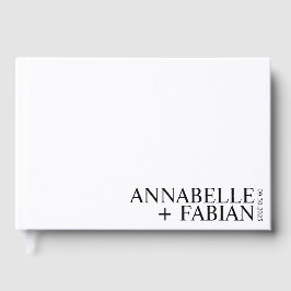 Aangepast gastenboek, Gepersonaliseerde Luxe Trouw Gastenboek