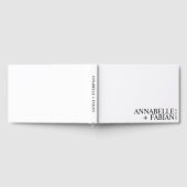 Aangepast gastenboek, Gepersonaliseerde Luxe Trouw Gastenboek (Volledig)