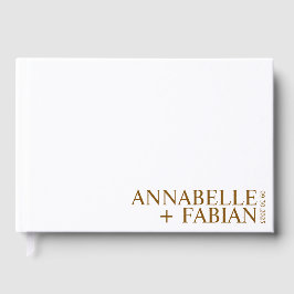 Aangepast gastenboek, Gepersonaliseerde Luxe Trouw Gastenboek