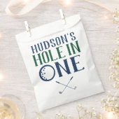 Aangepast gat in een eerste verjaardag gunsttassen bedankzakje (Geknipt)