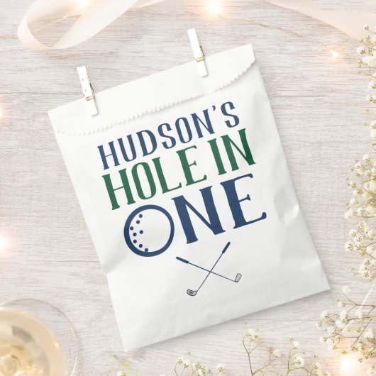 Aangepast gat in een eerste verjaardag gunsttassen bedankzakje (Geknipt)