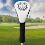 Aangepast gat in één klassieke behuizing golfheadcover<br><div class="desc">Pas de naam,  het nummer van de locatie en de datum van de opening aan om een groot hoopje te creëer om dat fantastische gat in één te vieren. Ontworpen door: Thisnotme©</div>