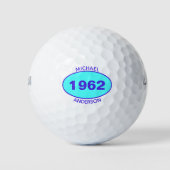 Aangepast geboortejaar golfballen (Voorkant)
