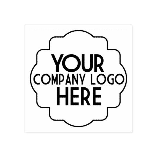 Aangepast Gebruik Uw Eigen Bedrijfslogo Modern Rubberstempel (Afrduk)