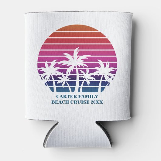 Aangepast gebruik van Beach Cruise Family Reunion Blikjeskoeler (Voorkant)
