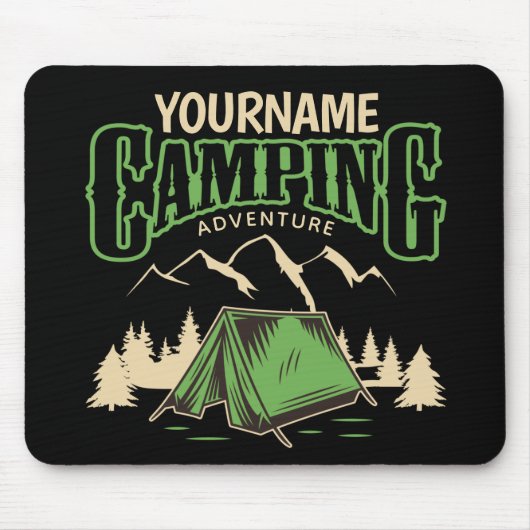 Aangepast gebruik van Camp Trip Adventure voor Cam Muismat (Voorkant)