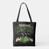 Aangepast gebruik van Camp Trip Adventure voor Cam Tote Bag (Achterkant)