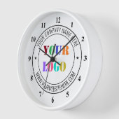 Aangepast gebruik van je zakelijke Logo SMS Clock (Hoek)
