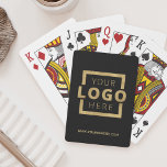 Aangepast gebruik voor Logo voor zakelijk gebruik  Pokerkaarten<br><div class="desc">Ga voorbij de typische promotiepen of het notitieblok en geef een klantgericht pakket kaarten met uw logo en website URL uit. Ontwerptip: breng merkaanpassingen naar een hoger niveau door een achtergrondkleur te selecteren die overeenkomt met uw merkkleur.</div>